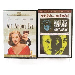 Bette Davis DVDs What Ever Happened to Baby Jane? All About Eve B&W